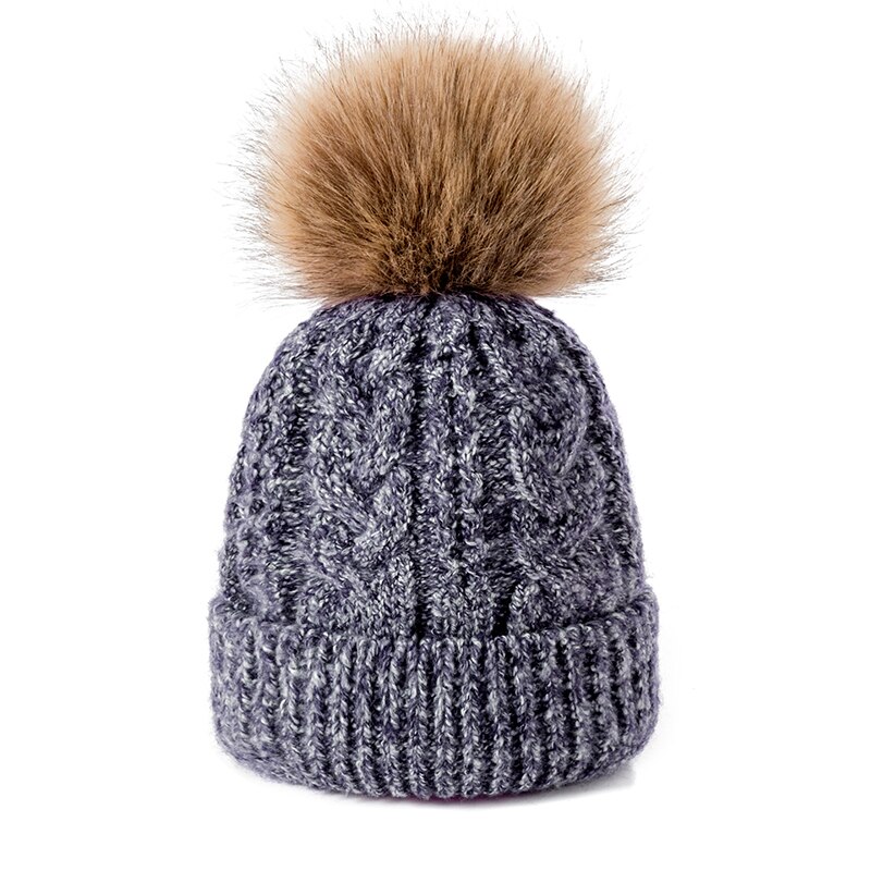 Women's Winter Beanie Hat | Solid Color Stretch Knit Skull Cap For Cold Weather