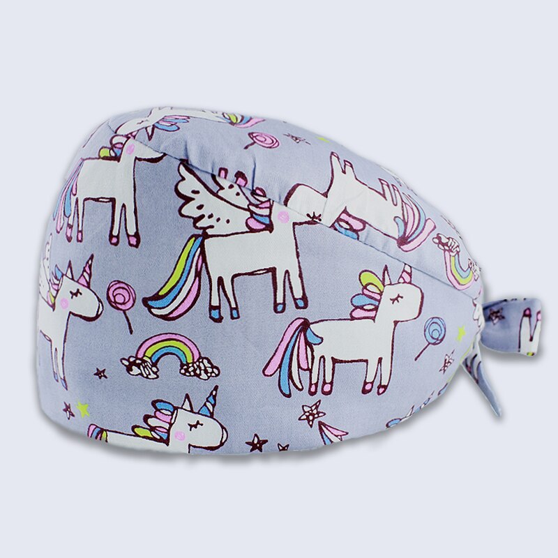 Sombrero de enfermera para médico y cirugía, gorros quirúrgicos para laboratorio, tienda de mascotas, médico, enfermería, para quirófano, para mujer, novedad: M-060