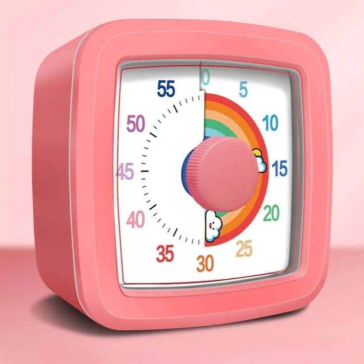 Kinder-Timer, Selbstdisziplin-Gerät, visuelles Zeitmanagement, Grundschüler, Studium, Hausaufgaben, Fokus, Werkzeug, Lernhilfe, Uhr