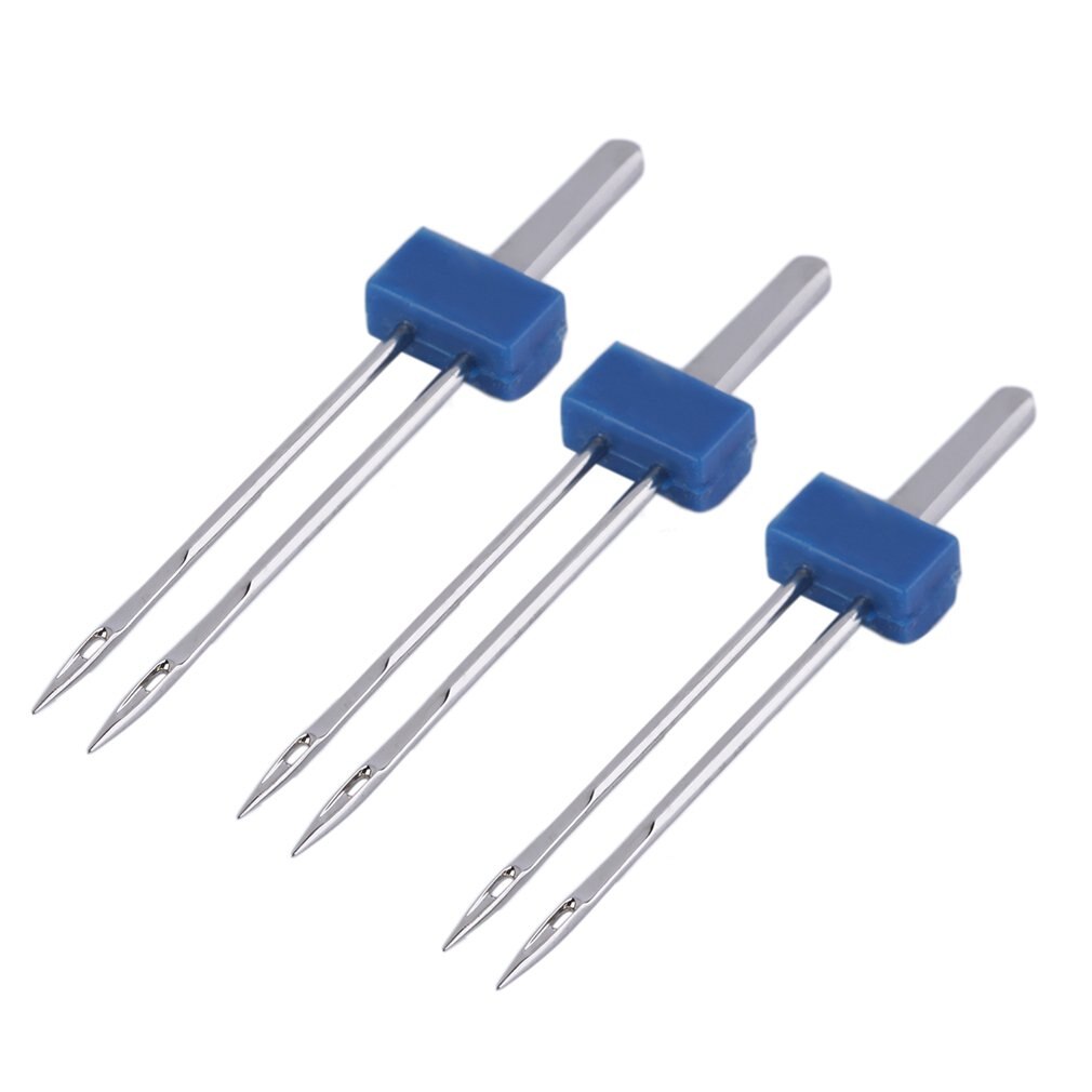 3pcs/set Double Twin Needle Size 2mm/3mm/4mm Needles Sewing Machine Tool Kit Popular