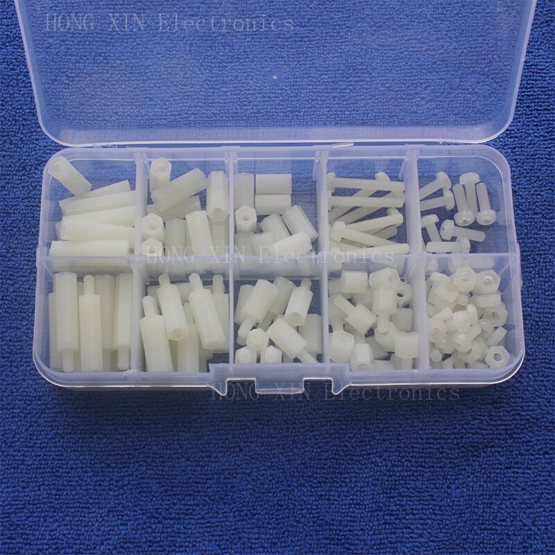 150 Stks M3 M-F/F-F Standoff Spacers PCB Schroefdraad Cross Schroeven Hex noten Bolt Assortiment kit set Fastener Hardware