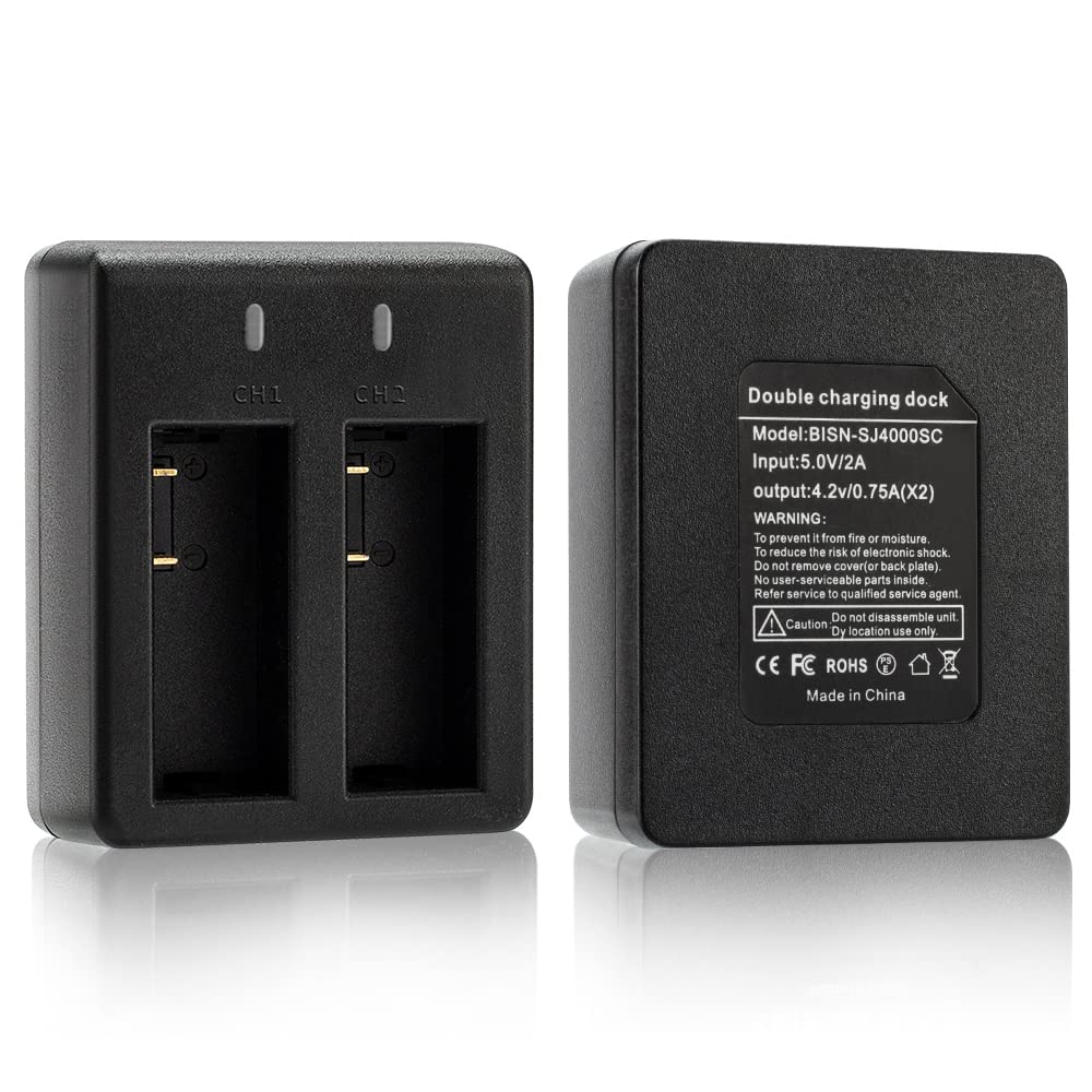SJ4000 Mini USB battery charger for SJCAM camera SJ 4000 SJ5000+ Wifi SJ6000 SJ7000 accessory