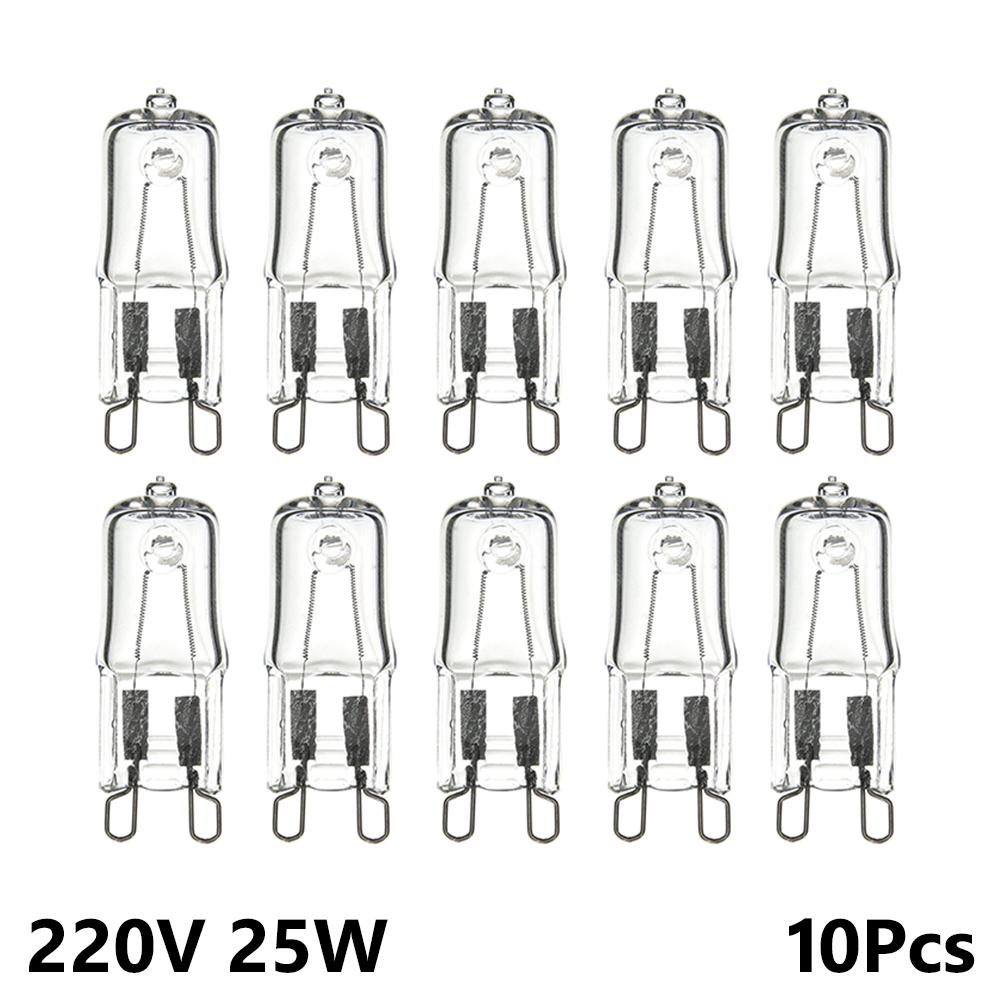 10 Stück G9 Eco-Halogen-Glühbirnen G9 220 V 20 W/25 W/40 W/60 W Kapsel-LED-Lampen, eingefügte Perlen, Kristalllampe, Halogenlampe: changeable