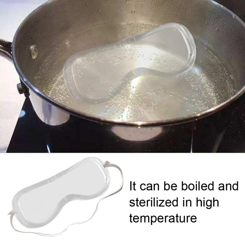 Anti-uv veiligheidsbril stofdichte veiligheidsbril voor werk beschermende anti-spat transparante veiligheidsbril oogbescherming