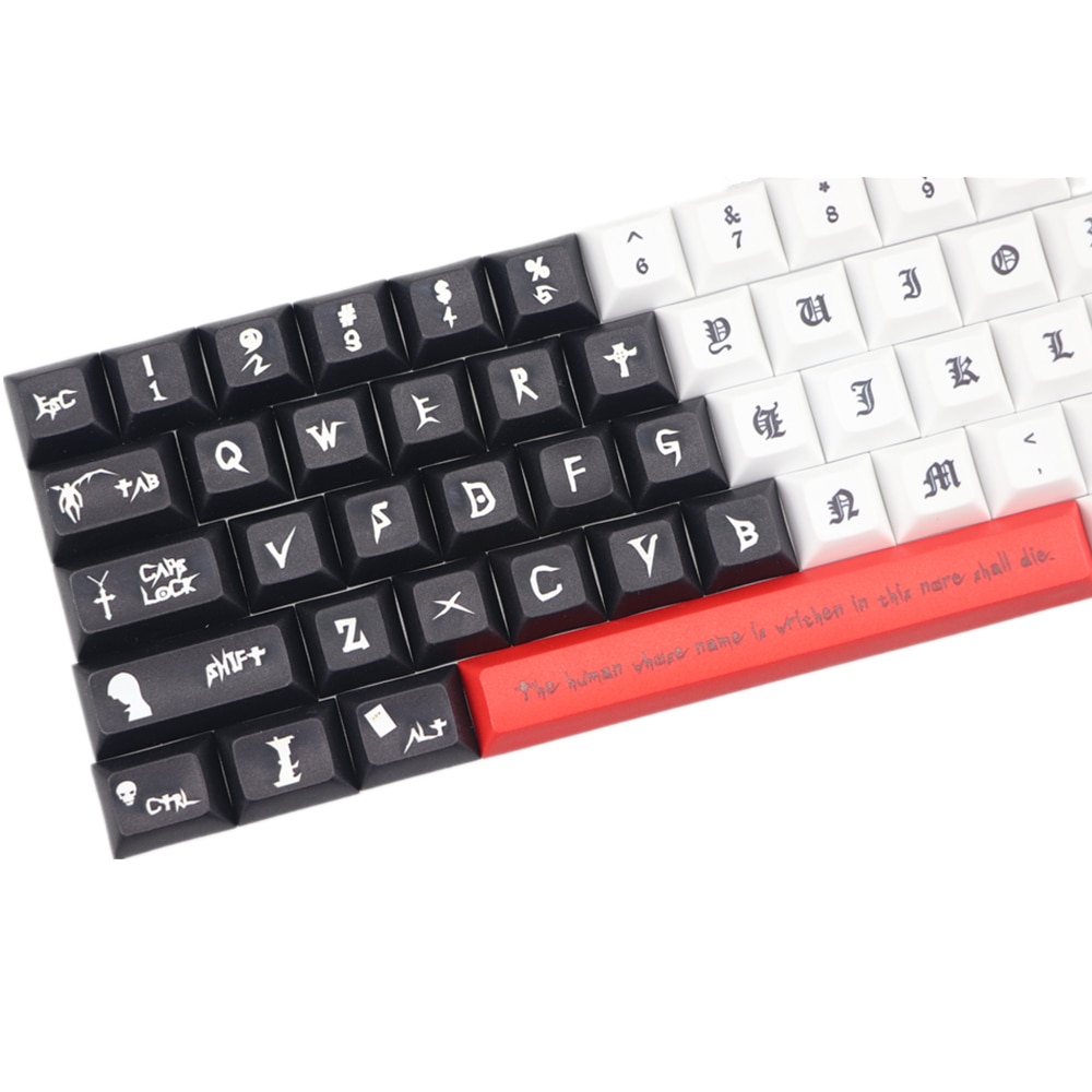 DSA pbt keycap dye sub keycaps 61 keys For cherry mx switch