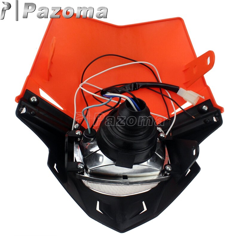 Motorrad Enduro Kopf Licht Supermoto Moto-Cross Universal- Scheinwerfer Dual Sport für KTM EXC SX SXF XC MX SMR