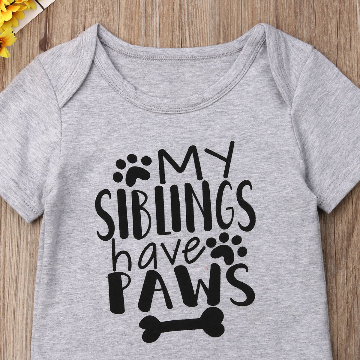 2020 letnie nowe ciało niemowlęce niemowlę z krótkim rękawem lista placki Łapa wydrukować kombinezon krótki kombinezon noworodka chłopiec dziewczyna ubrania strój