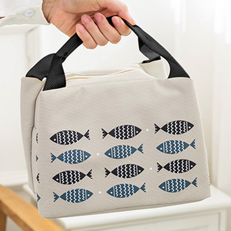 Lunch Bag Portable Insulated Thermal Food Picnic Lunch Bags for Women kids Men Cooler Tote Bag Case: Gray