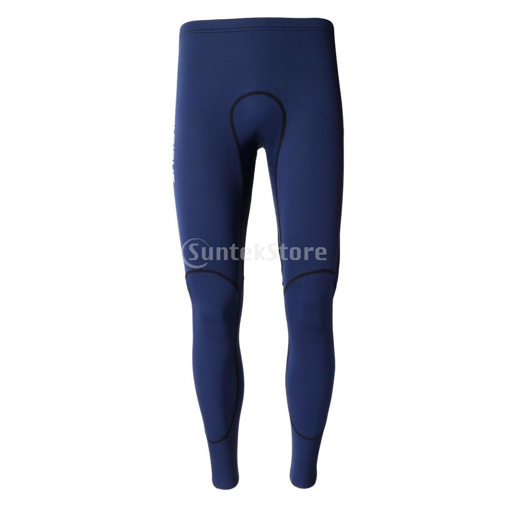 Mannen 1.5Mm Neopreen Duiken Lange Broek Voor De Winter Zwemmen Zeilen Surfen Wetsuit Warm Houden Broek Kanoën Stand Up peddelen: XL Blue