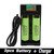 Originalt ncr 18650b 3.7 v 3400 mah 18650 lithium genopladeligt batteri til panasonic lommelygte batterier og usb oplader: Hvid