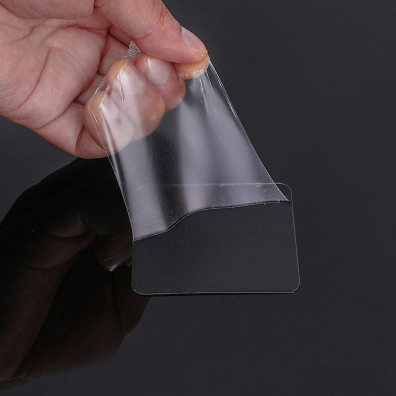 20Pcs Super Sticky Silicone Gel Pads Transparent Clear Anti-Slip Gel Pads Auto Gel Holders Durable Washable Cell Pad Hook up: Default Title