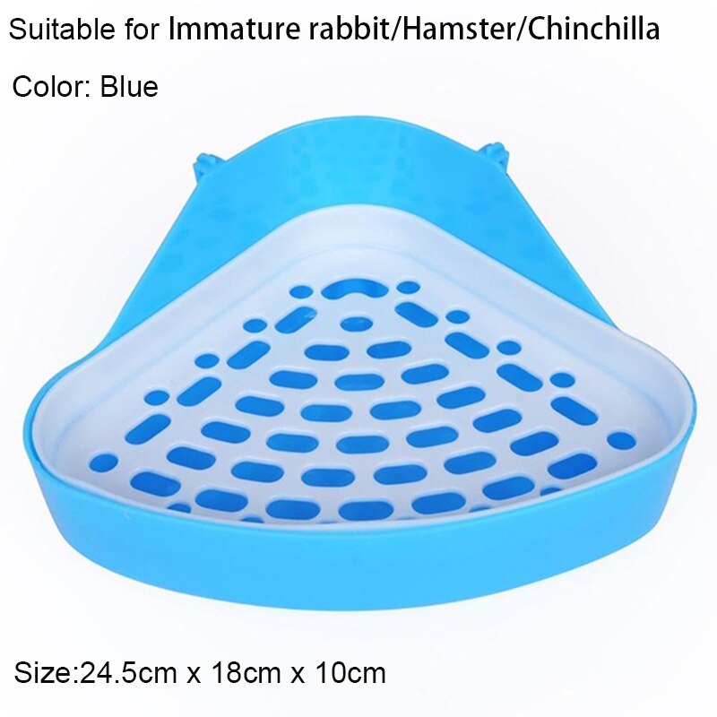 Bac à litière d'angle pour animaux domestiques, pour Hamster, chat, lapin, nettoyage, intérieur, formation pour petits animaux: 11