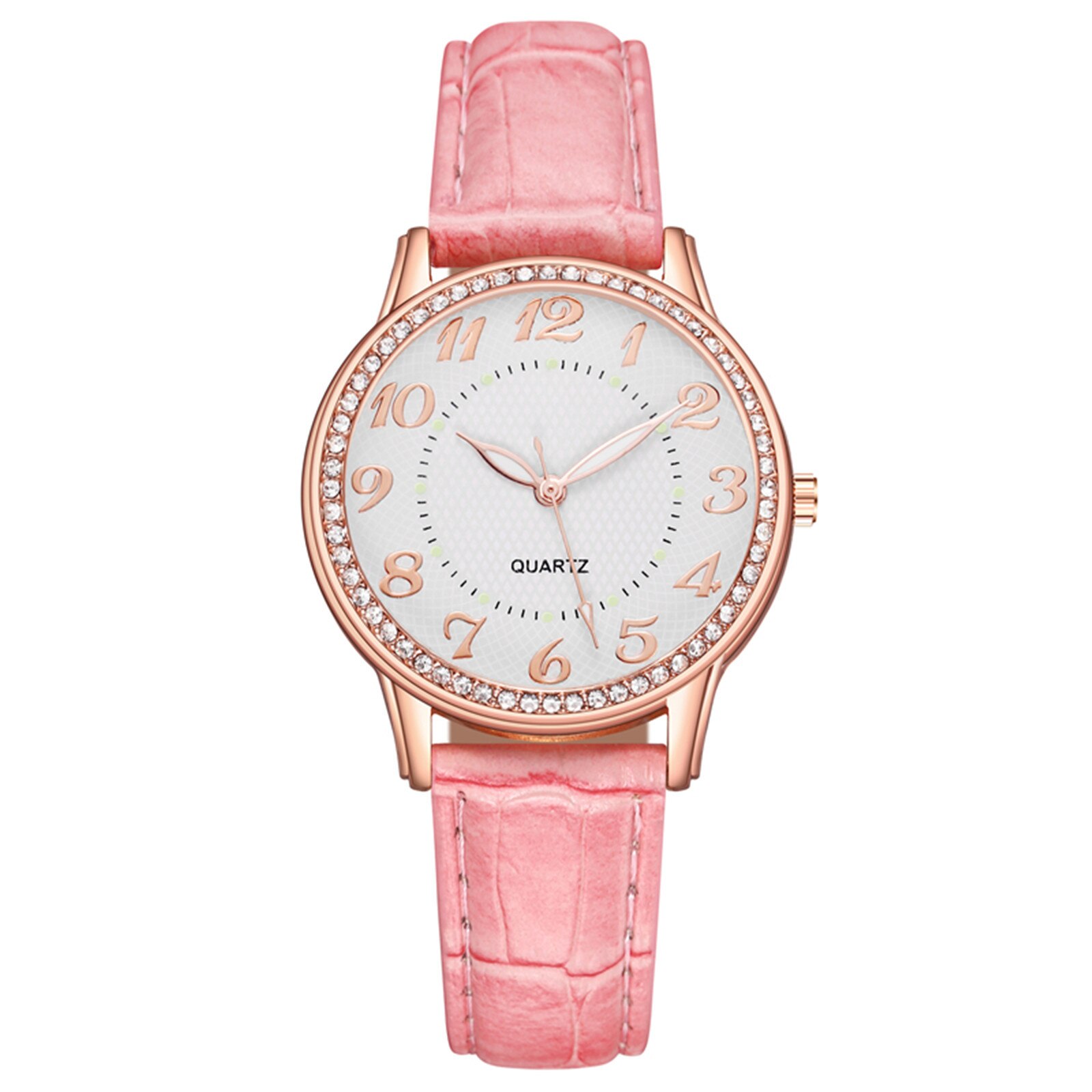 Lichtgevende Horloge Dames Horloge Quartz Horloge Lichtgevende Dames Pols Horloges Vrouwen Lederen Band Armband Horloge Voor Vrouwelijke: D