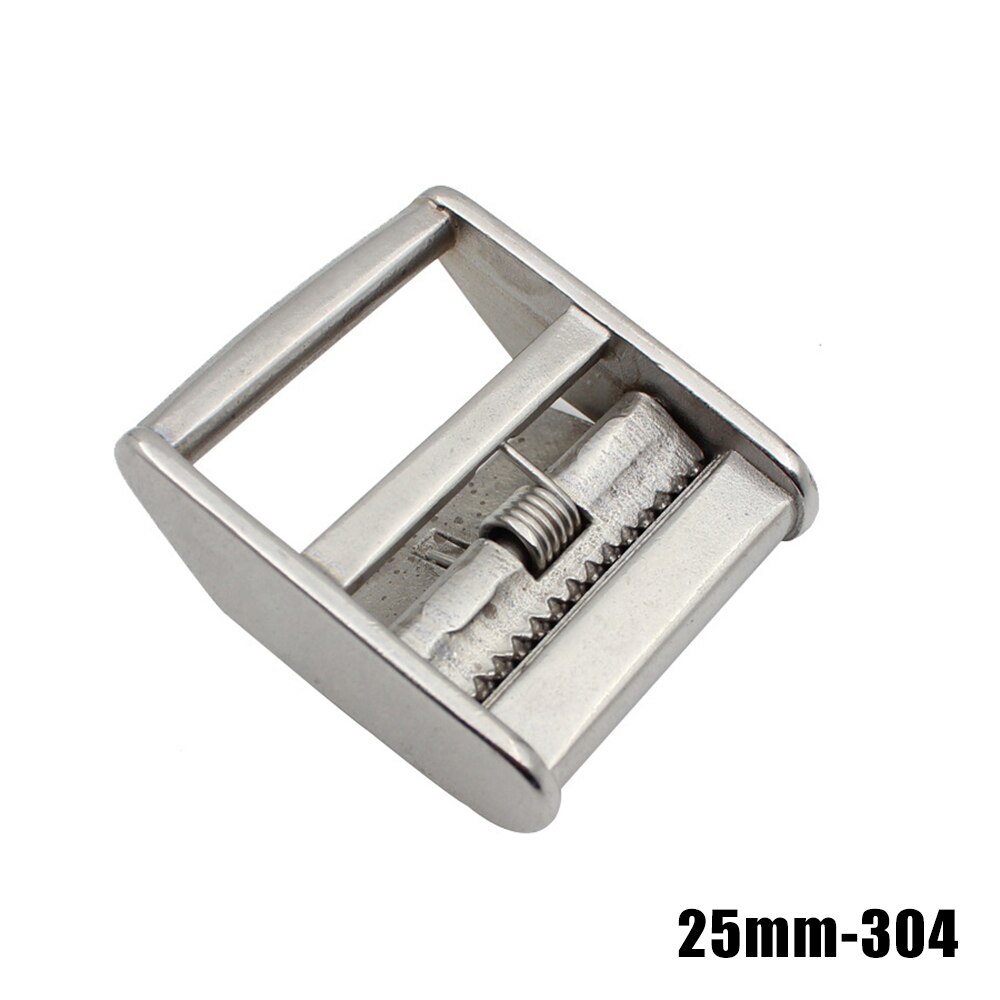 Webbing Tensioner Stainless Steel Cam Flap Buckles Press Cam Buckles Tie Down Buckle for 25mm/38mm Webbing Strap --M25: 25mm 304