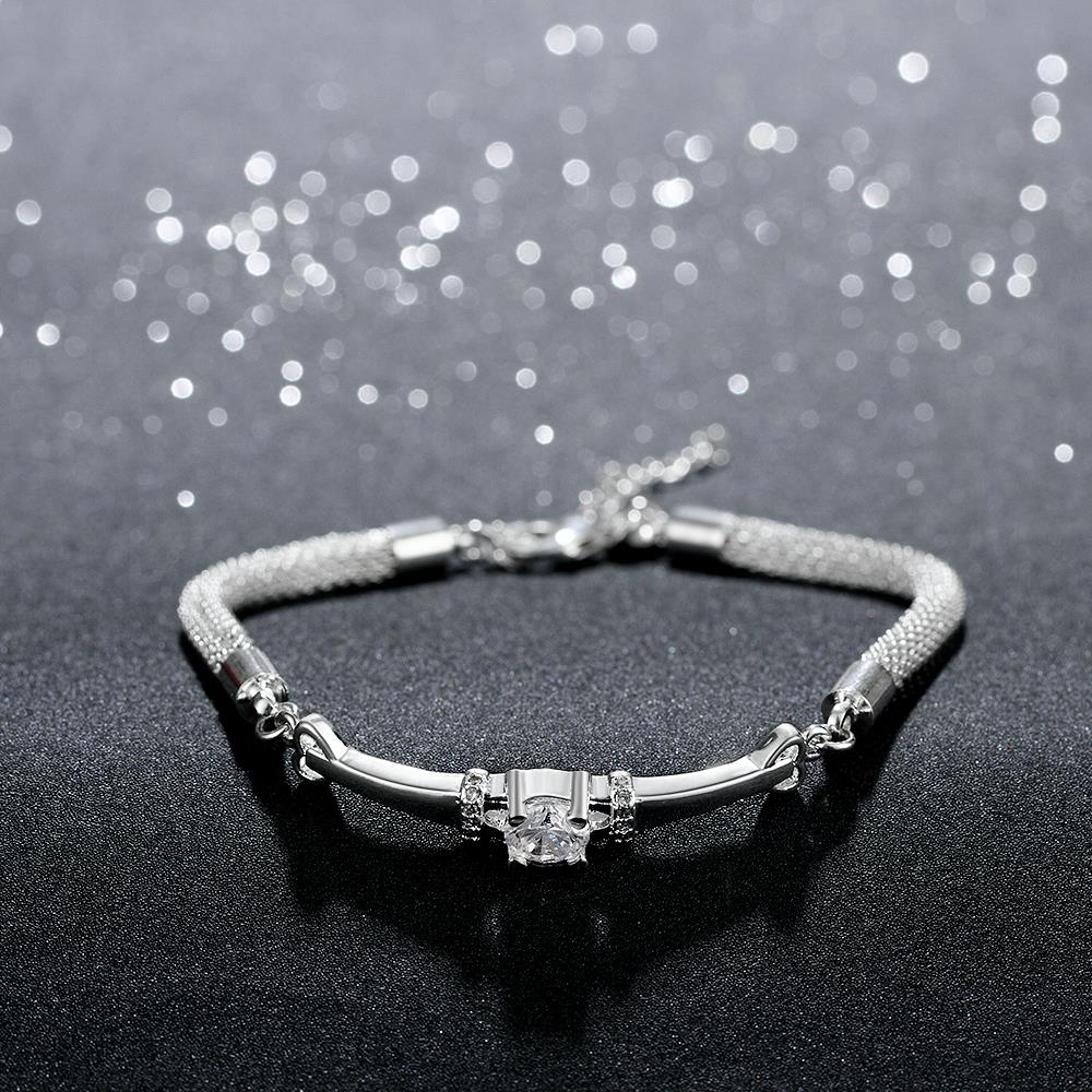 armbanden braclets women para las mujeres zircon stone transparent silver color estetica direct m Dahu Rico bracelets