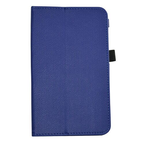 Folio Stand Cover Flip PU Leather Shockproof Case Voor 8 "NuVision TM800W560L Tablet: Blue