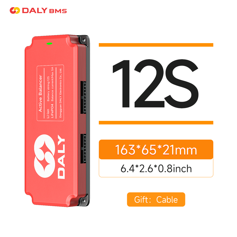 Daly BMS 5A équilibreur actif équilibreur actif Lifepo4 3S 4S 6S 7S 8S 12S 13S 14S 15S 16S pour accessoires de Batterie Batterie au Lithium: Gris foncé