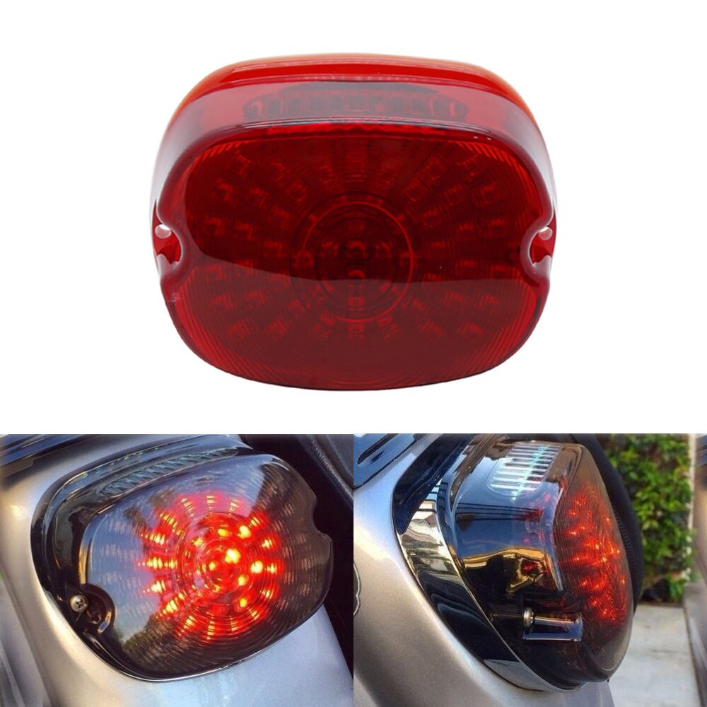 Rook Led-achterlicht Brake Stop Achter Turn Indicator Signal Light Lamp Achterlicht Lay Down Voor Harley Softail Dyna