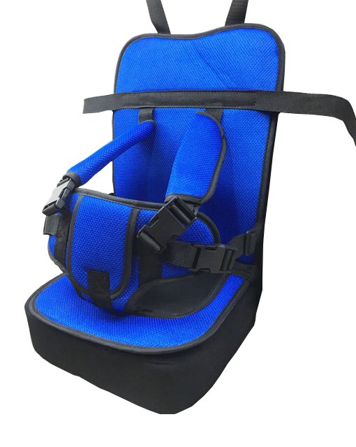 Aag Baby Veiligheid Seat Kind Stoel Zitkussen Pad Kids Eetkamer Stoel Kinderwagen Travel Mat Riem Baby Stoel Carrier Seatcushion: MAAG532-2blue