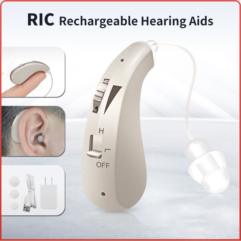 Ear Hearing Aids Rechargeable Sound Amplifier Digital Hearing Aid Wireless Headphones audifonos para sordera