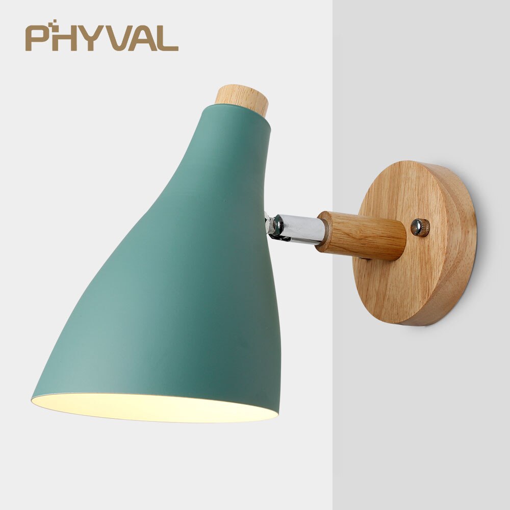 LED Wandlamp Creatieve Nordic Wandlamp eetkamer Restaurant Gang Cafe Wandlamp Wandkandelaar Slaapkamer Naast Lampen Hotel: Green No Bulb