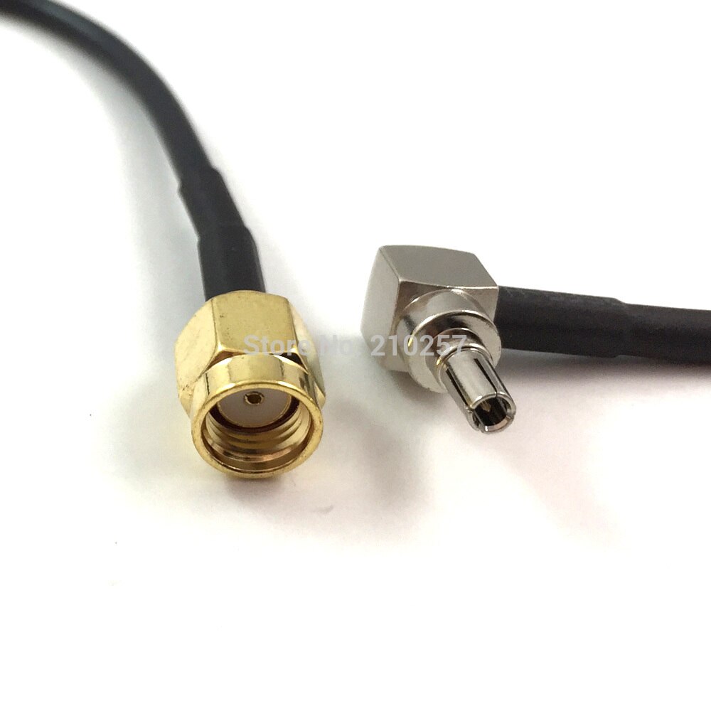 1 stks Crc9 Pigtail Connector Kabel RG174 Kabel 15 cm Crc9 naar rp-Sma Male Adapter Voor Huawei 3G 4G Modem