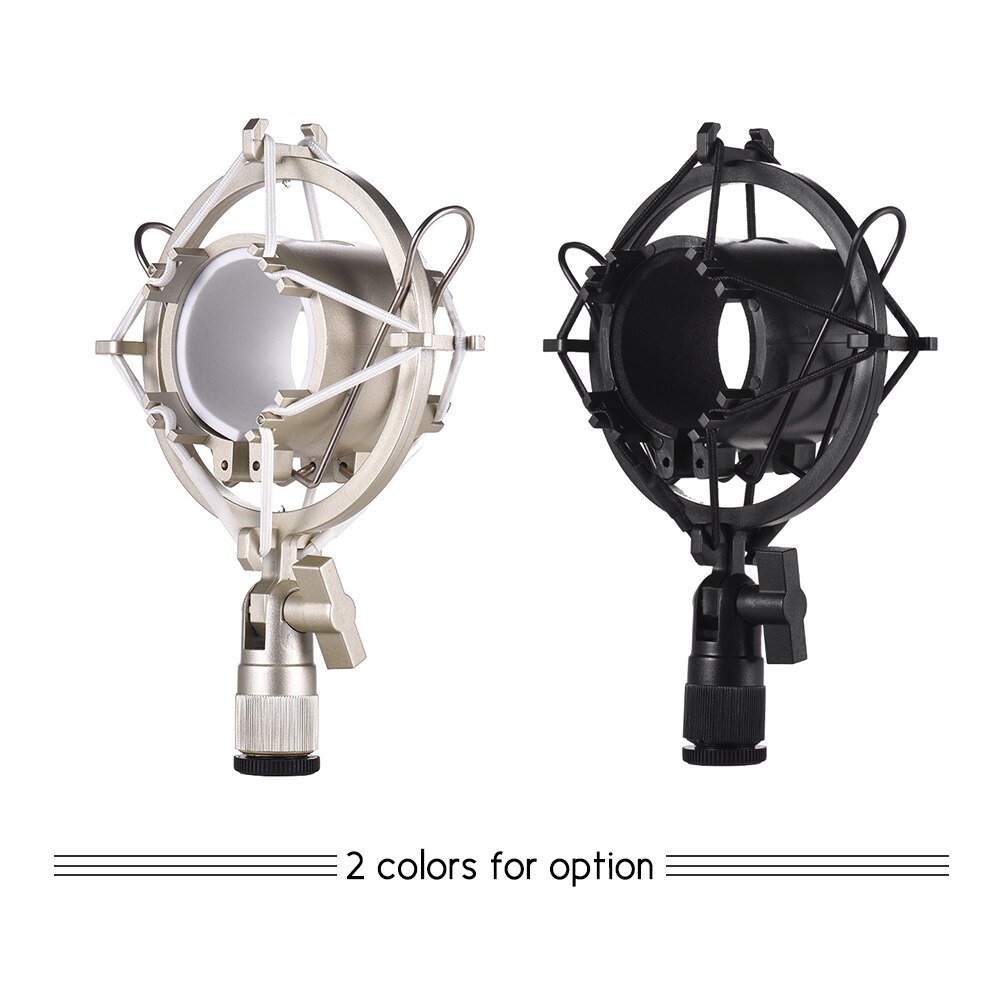 Condenser Microphone Mic Shock Mount Holder Bracket Plastic Anti-vibration for On-line Broadcasting Studio Music Recording
