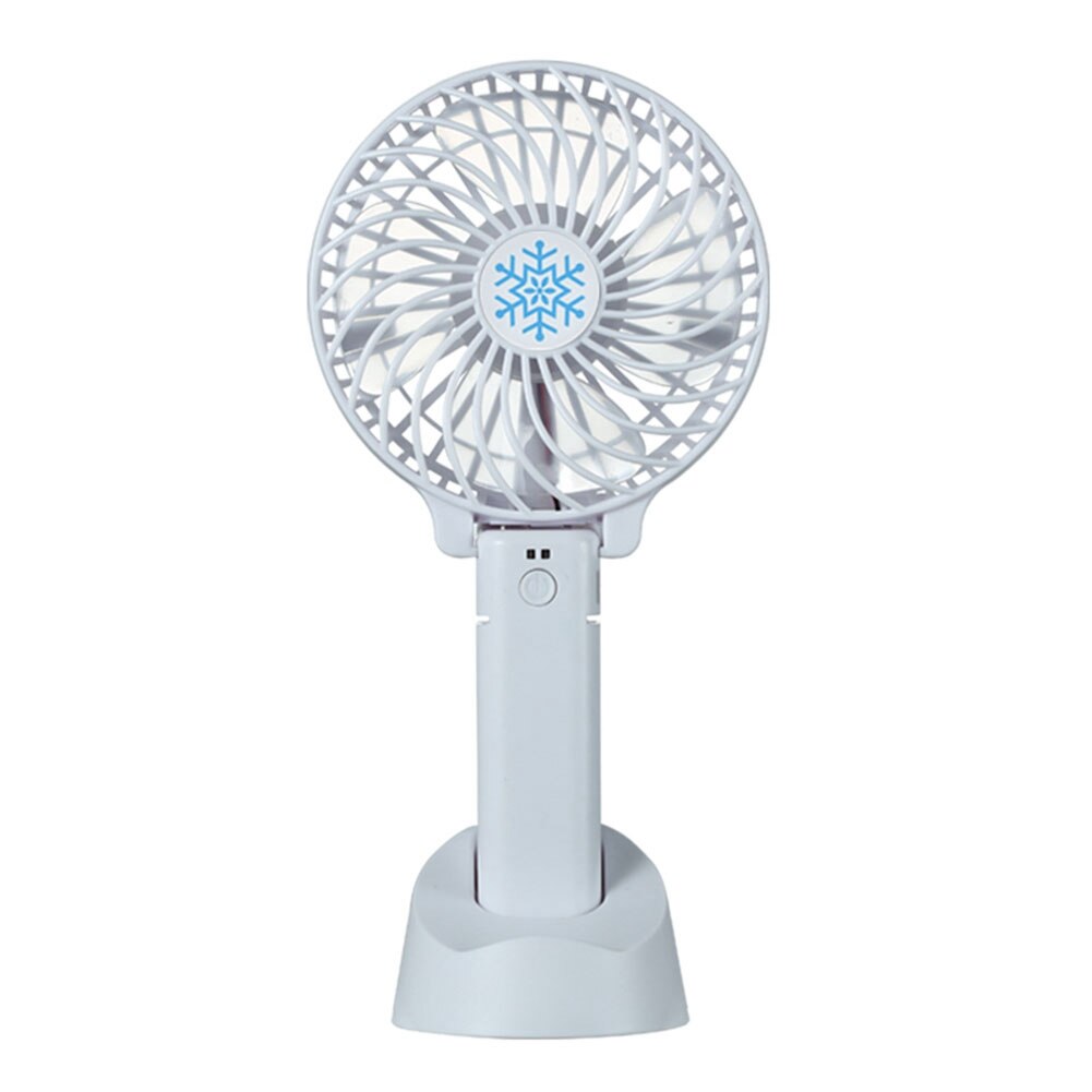 Summer Portable Mini USB Powered Fan Rechargeable Personal Fan for Desktop Office Table USB Cooling Fans: white 2