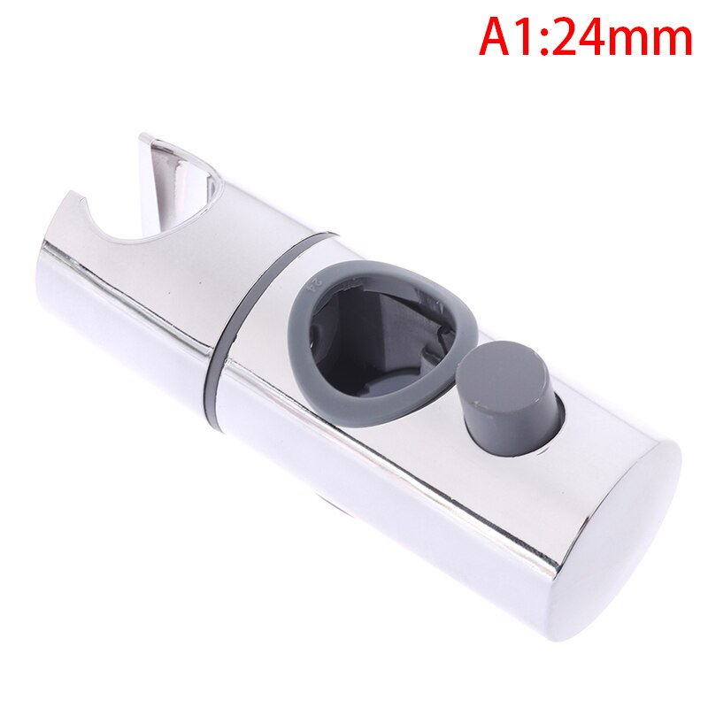 Bruser beslag brusestang holder 22 ~ 25mm abs krom brusehoved holder justerbar badeværelsestilbehør universal: 2.4cm