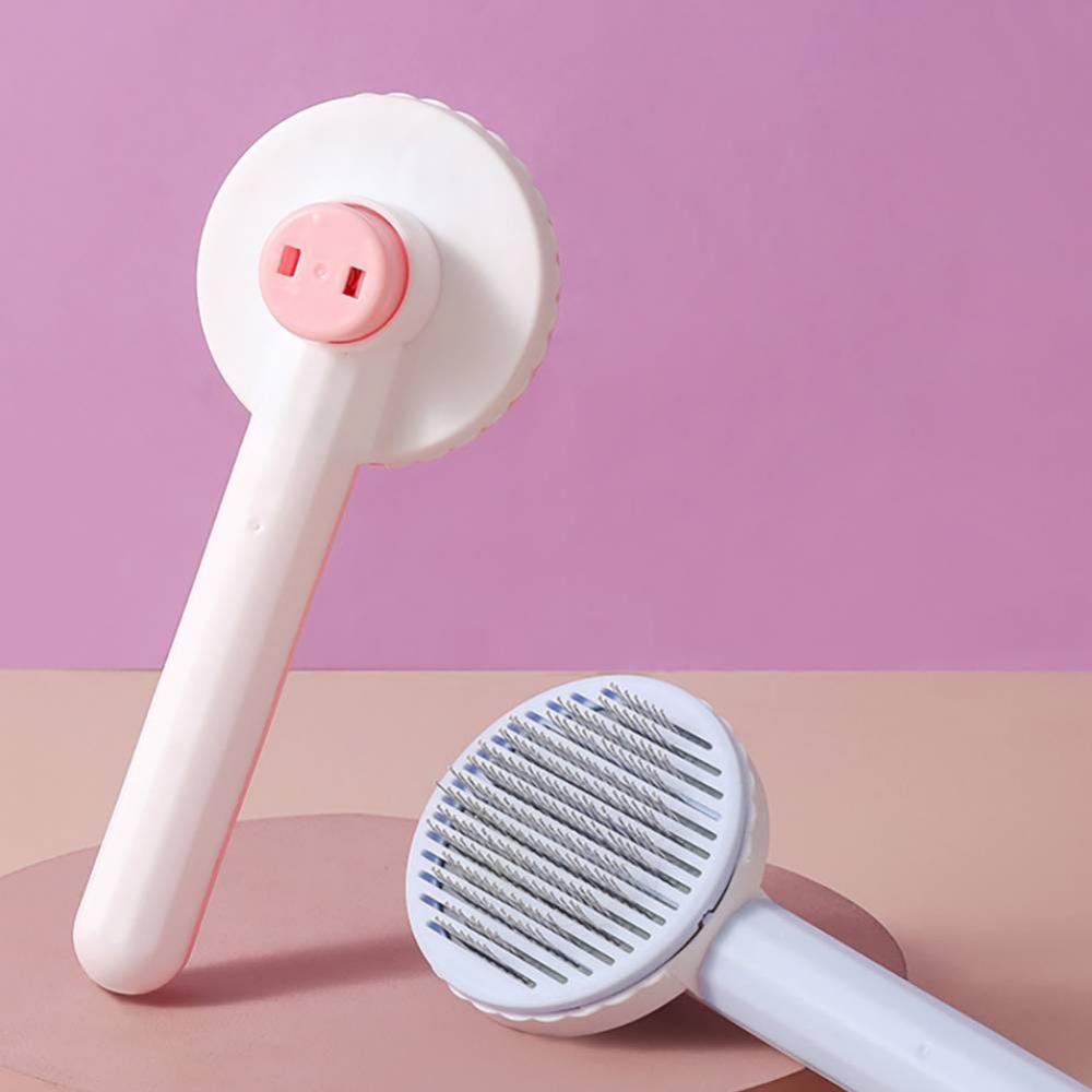 Zelfreinigende Huisdier Ontharing Kam Kat Borstel Hond Haar Kam Voor Kat Hond Grooming Haar Cleaner Brush Dierbenodigdheden kat Accessoires