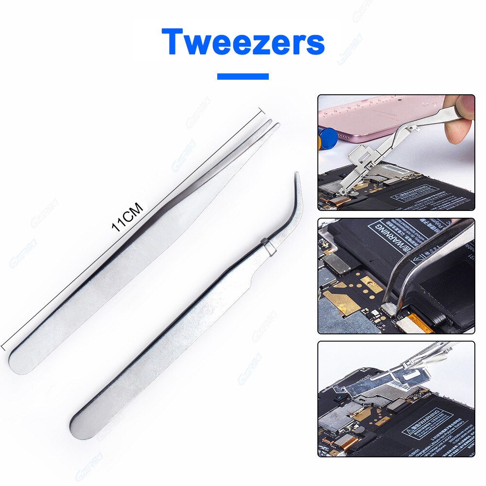 17 in 1 Pry Opening Repair Tools Sets With Portable Bag Screwdriver Kit For Apple iPad Pro Air Tablet PC Phone Repair Tools Kit