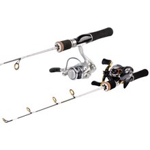 Ice Fishing Rod Set 55cm/85cm Epoxy Material Ultra Short Raft Rod Rod Travel Fishing Tackle