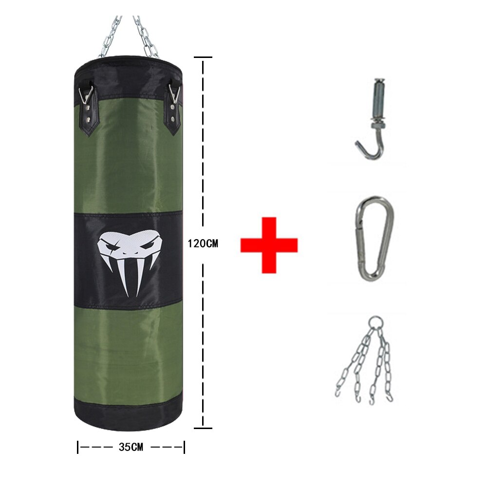 Hanging Punching Bag Boxing Sand Bag Muay Boxer Training Hanging Kick Fitness Muscle Training MMA Boxing Sandbag Without Filler