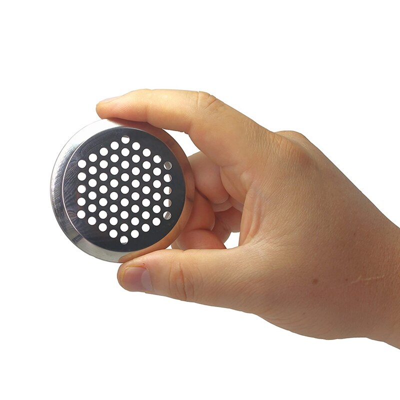 40Pcs Circular Air Vents 2.1 Inch(53Mm) Soffit Vents Stainless Steel Round Vent Mesh Hole Louver For Cabinets, Wardrobes