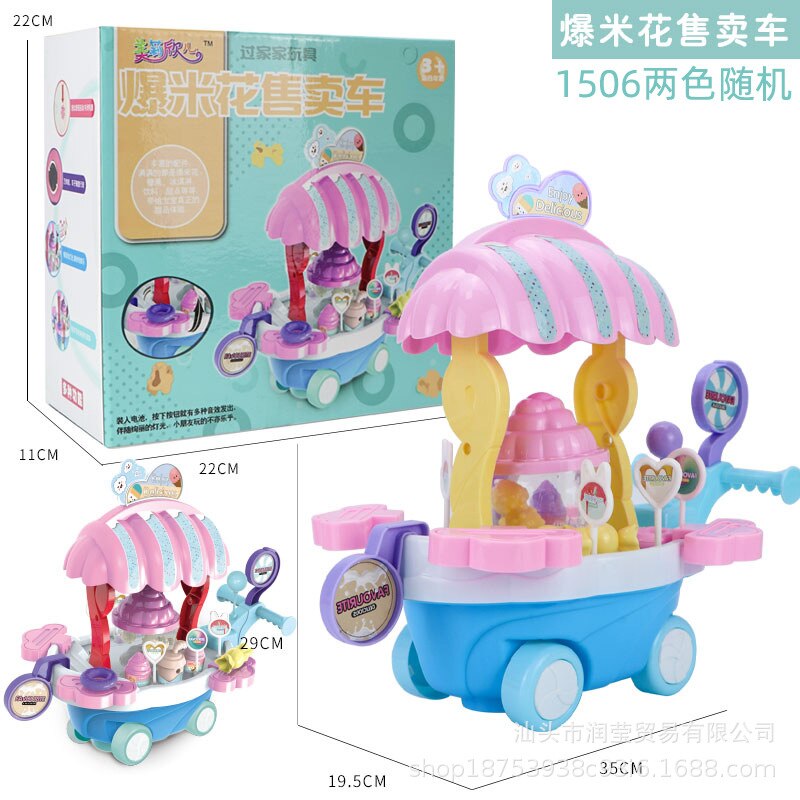 Kinderen Speelhuis Speelgoed Ijs Ijs Stand Roteren... Grandado