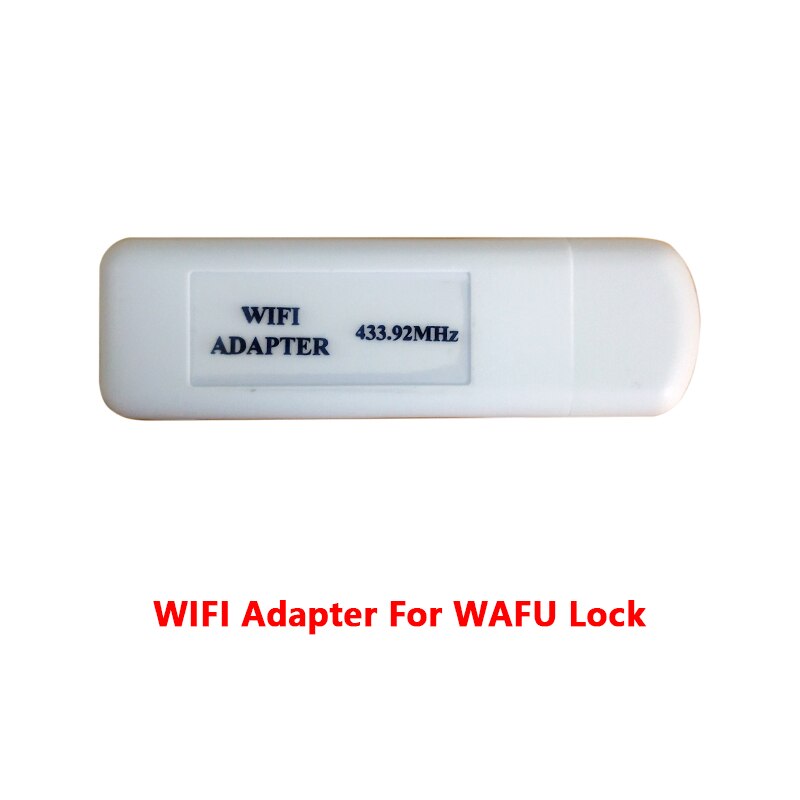 WAFU-cerradura inteligente con huella dactilar para puerta de entrada, dispositivo de cierre remoto Invisible, sin llave, antirrobo, con teclado y huella dactilar, WF-010B: WIFI Adapter