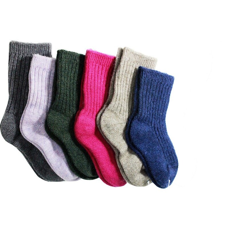 Top Winter Children Thick Warm Cotton Socks Baby Sock 2-8 Y Girls Boys Solid Socks,kid 6pair Unisex