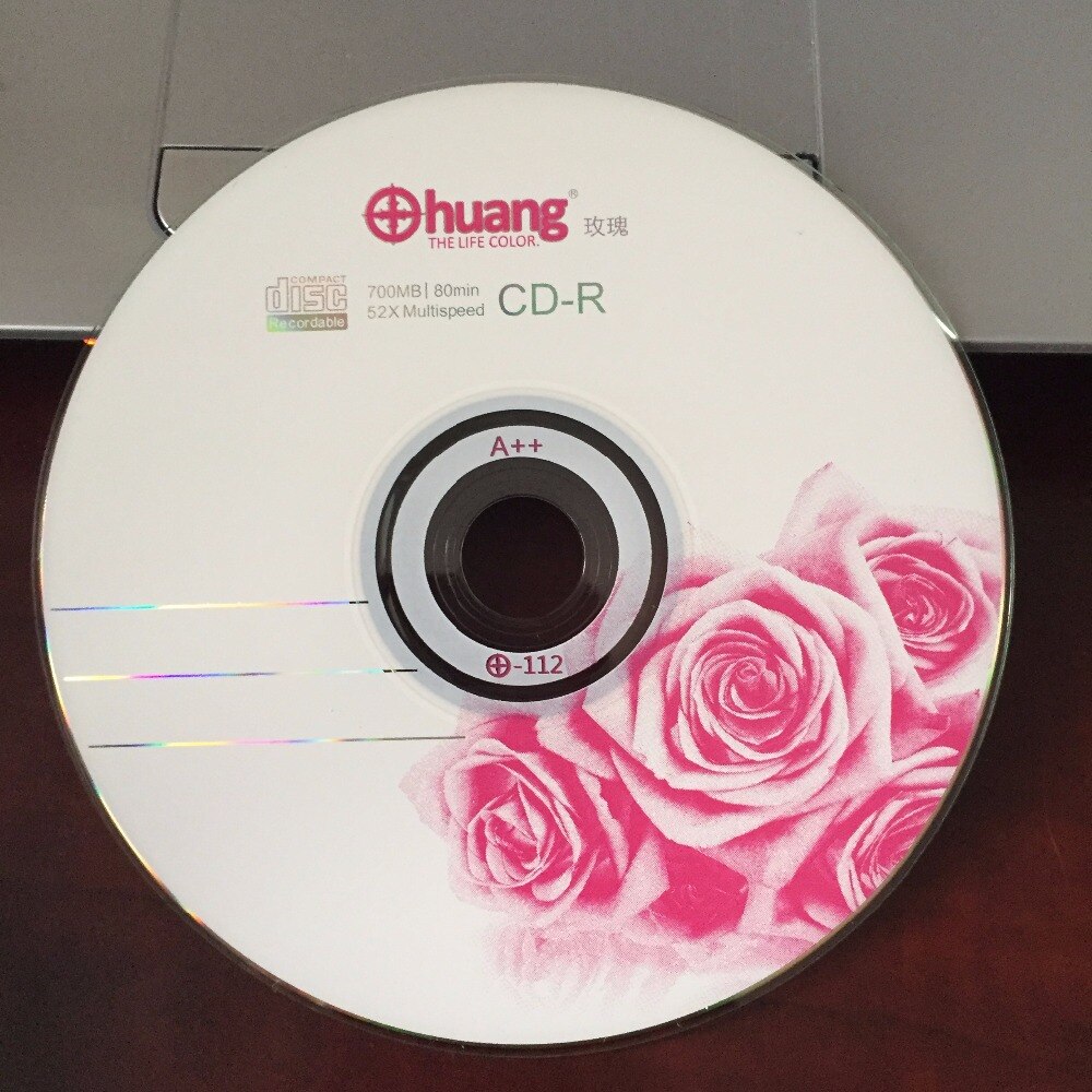 50 discs Grade A x52 700MB Blank OHuang Printed CD-R Disc
