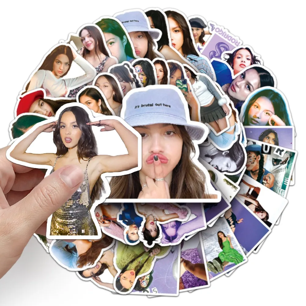 10/50pcs Singer Olivias Stickers For Car Laptop Phone Stationery Decal Waterproof Graffiti Sticker Fans Toys