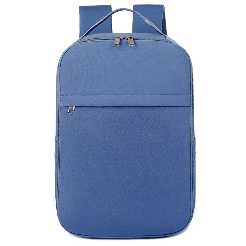 Aviation backpack men's and women's laptop backpack backpack travel business luggage bag short distance large capacity college: Blue