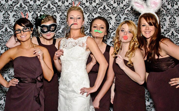 44pcs Photography Props studio photo booth prop party wedding decor Mustache hat heart