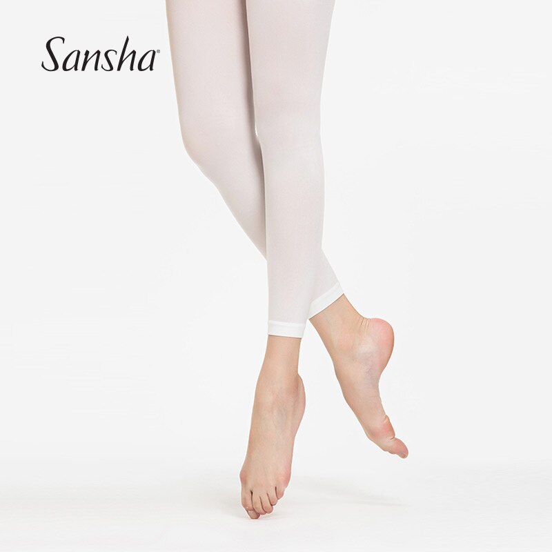 Sansha Professionele Volwassen Meisjes Footless Ballet Strakke Zwarte Roze T87