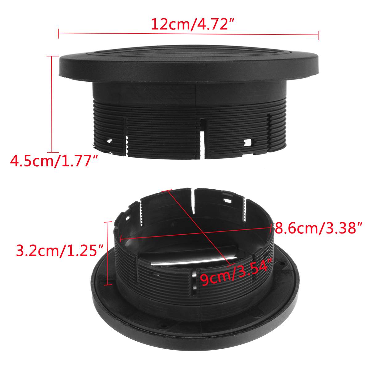90mm Air Diesel Parking Heater Ducting Duct Warm Air Vent Outlet For Eberspacher Propex Diesel Heater
