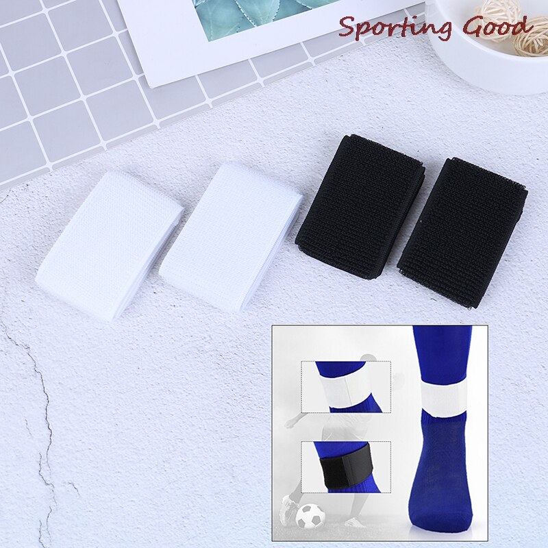 Schienbein Pads 1 Paar FußBall Schienbein Schutz Bleiben Feste Bandage Band Verhindern aus Einstellbar Elastische Sport Bandage Sport Befestigung gürtel