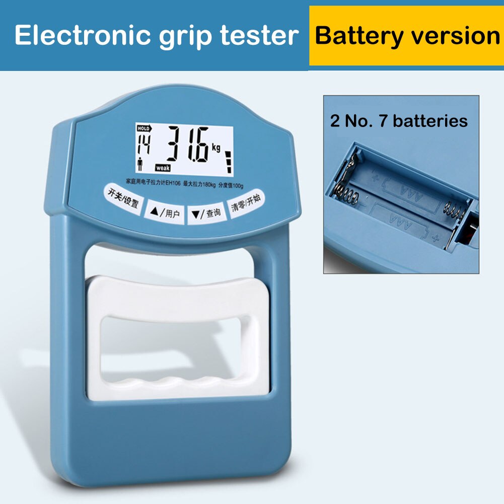 Dinamómetro de mano electrónico Digital LCD, pinza ajustable, medidor de fuerza de potencia, herramientas de medición