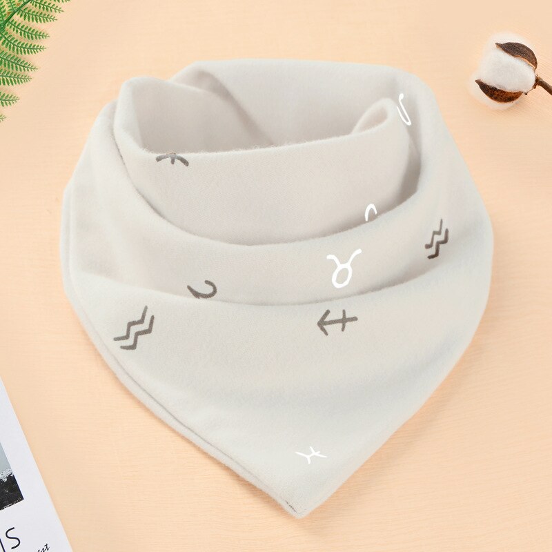 45*31 Cm Zachte Katoenen Bandana Baby Slabbetjes Double Layer Baby Baberos Burp Doek Voeden Kiel Gesp Peuter Sjaals dribble Handdoeken: 18