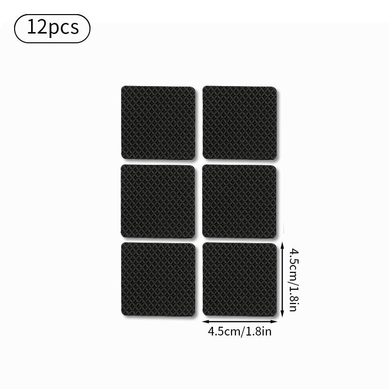 Self Adhesive Furniture Leg Feet Protector Pad Chair Leg Pad Anti-Skid Scratch DIY Resistant Furniture Feet Floor Protector Pads: MULTI
