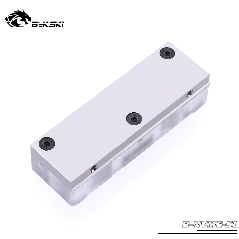 BYKSKI-bloque acrílico para disco duro de estado sólido M.2 SSD /2280 /22110, sistema de refrigeración por agua, B-NVME-SL de radiador