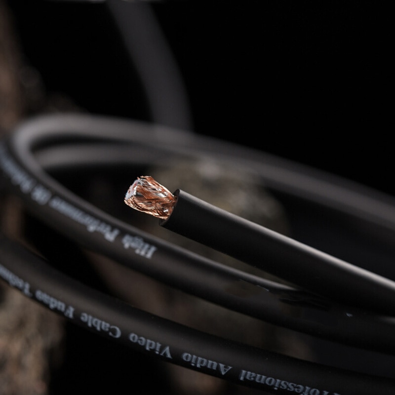 GuSuo 2 Meter Copper Wire OFC Line For DIY Mic XLR Interconnect Audio Cable Microphone line 2M