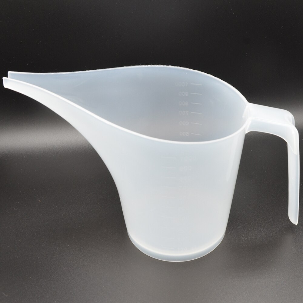 1000ml Tip Mouth Plastic Measuring Cup Clear Scale Show Liquid Measure Jug Kitchen Baking Hotel Bar Measure Container Device